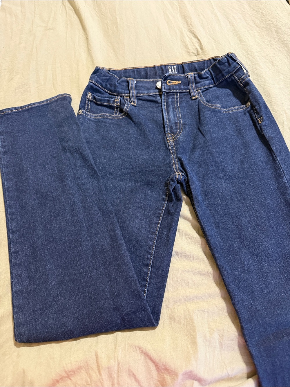 GAP Boy’s Navy Blue Slim-Straight Jeans